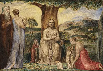 Christ Blessing the Little Children William Blake